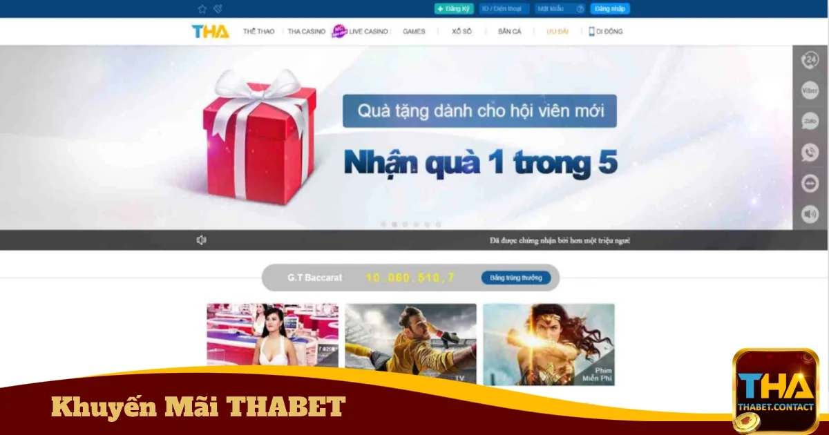 Khuyến Mãi THABET - Mã Ưu Đãi Hấp Dẫn Không Thể Bỏ Lỡ 1 Các chương trình khuyến mãi nổi bật tại THABET